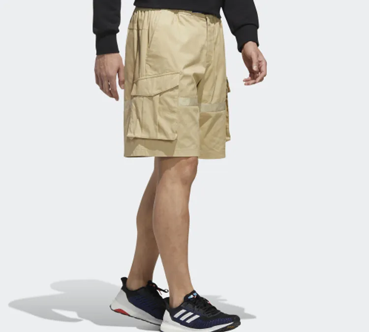 Adidas Cargo Shorts Men Grassland Brown-5