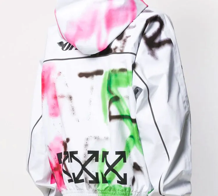 OFF WHITE Goretex Graffiti Hooded Jacket-3