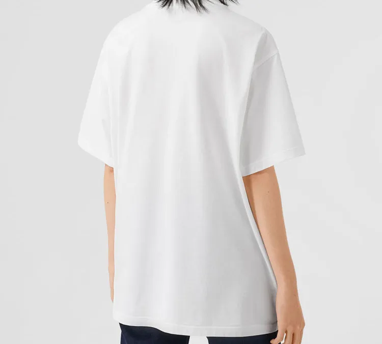 Burberry T Shirts Unisex White-2