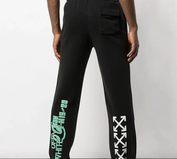 OFF-WHITE Ss20 Knitted Sweatpants Men Black-2