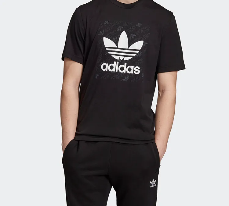 Adidas Originals T Shirts Men Black-2