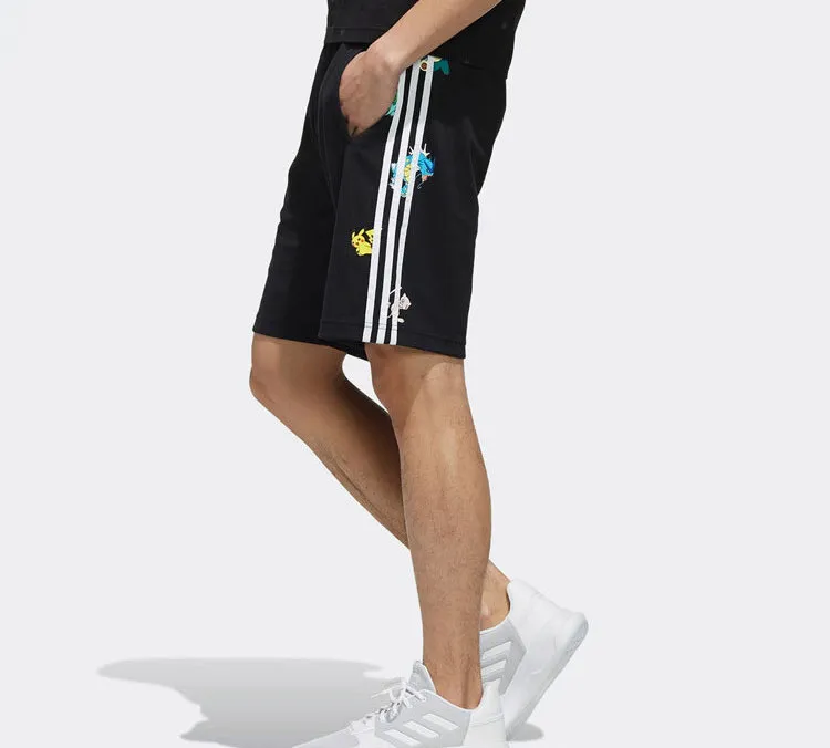 Pokemon X Adidas Neo Sports Shorts Men-4