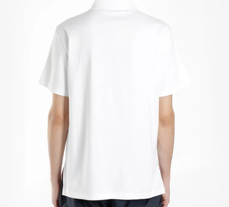 THOM BROWNE Back stripe Polo Shirt-4