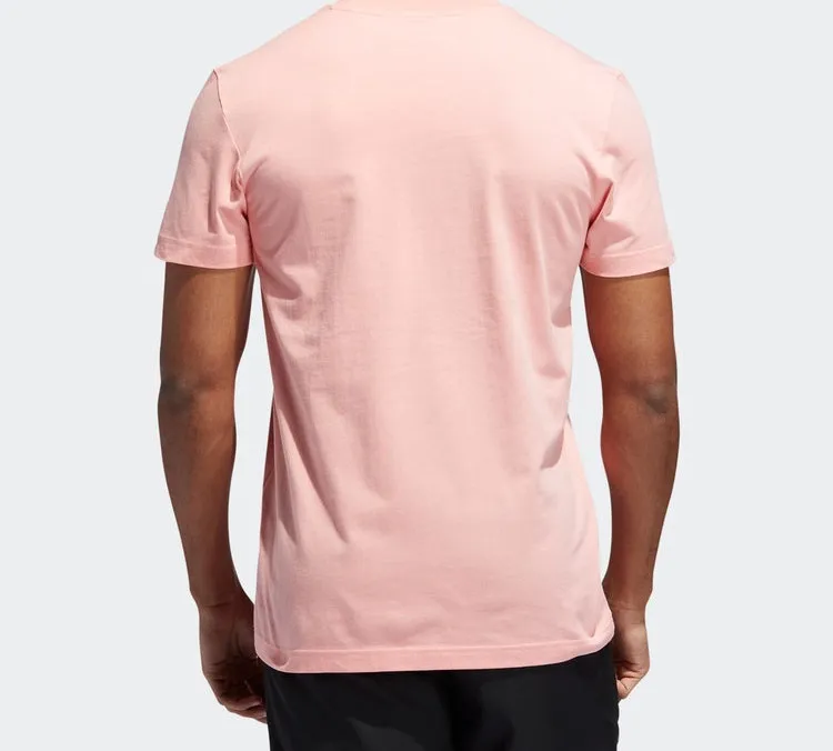 Adidas T Shirts Men Pink-5