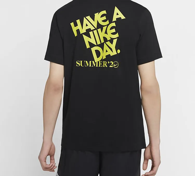 Nike Set-in Sleeve T-Shirt Men's Black-3