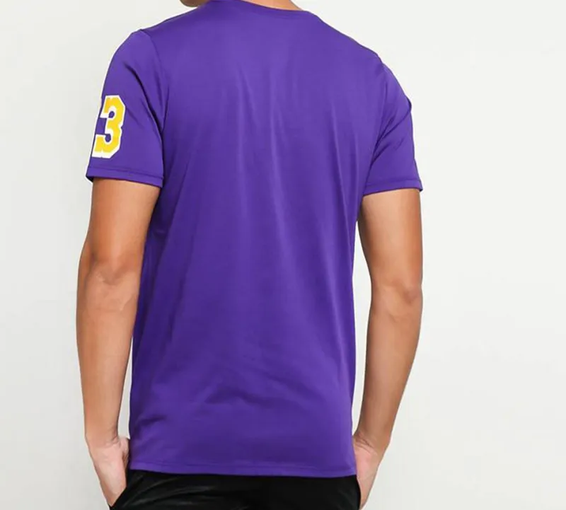 Nike T Shirts Men Purple-4