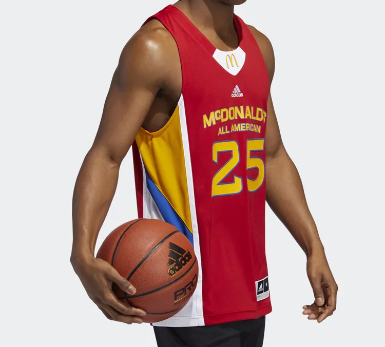 Adidas Basketball Jerseys Men Red-4