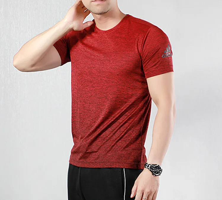 Adidas T Shirt Men's Chestnut Red-3
