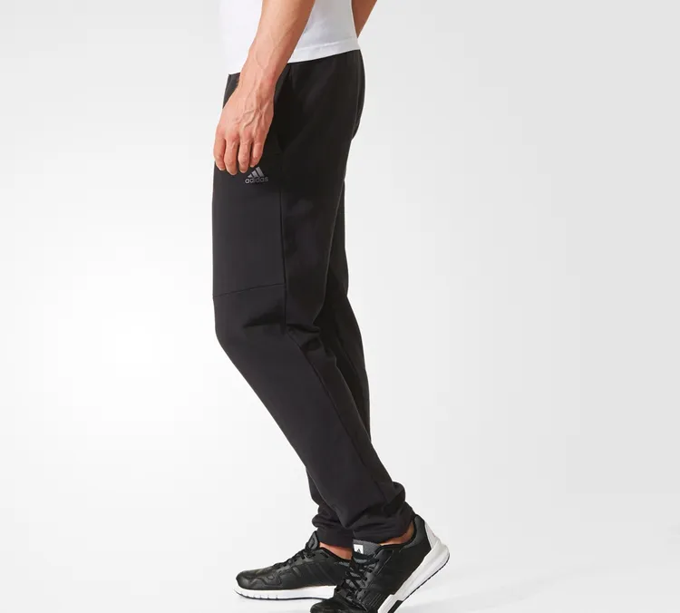 Adidas Knitted Sweatpants Men Black-3