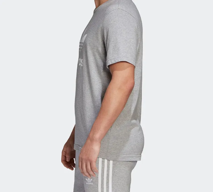 Adidas Originals T Shirt Men's Medium Heather Gray-2