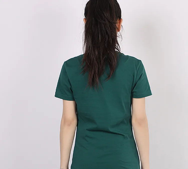 Adidas Neo Set in Sleeve T Shirt Women's Forest Green-4