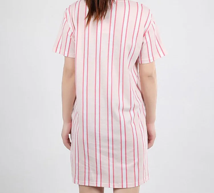PUMA Short Sleeved Dresses Women's Pink-4