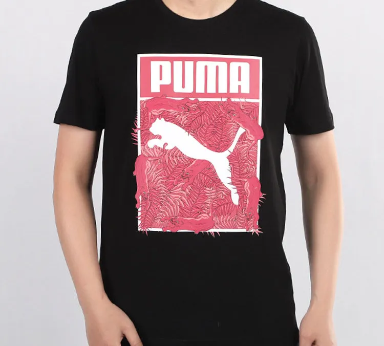 PUMA T Shirts Men Black-2