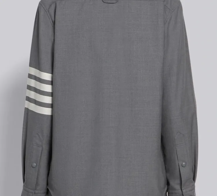 THOM BROWNE 4 Bar Shirt-3
