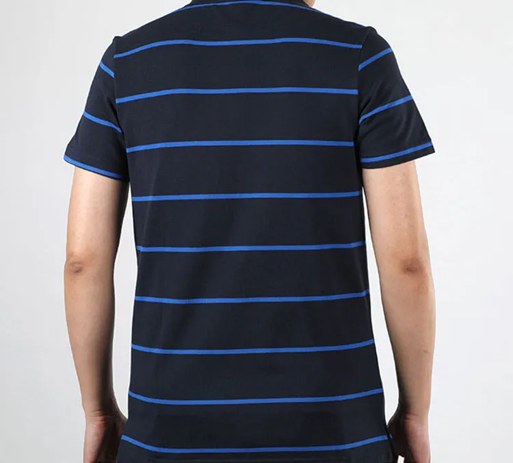 Adidas Polo Shirts Men Blue-4