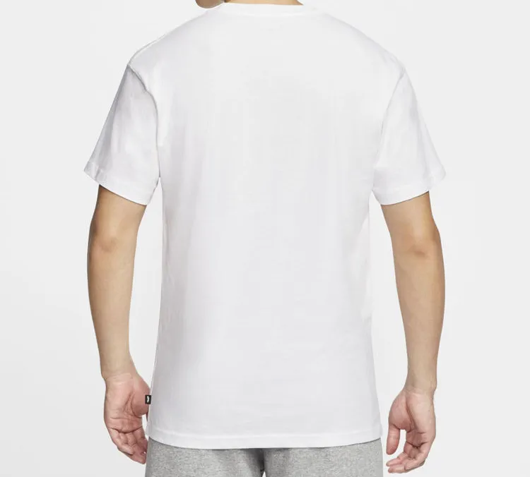 Nike T Shirts Men White-5