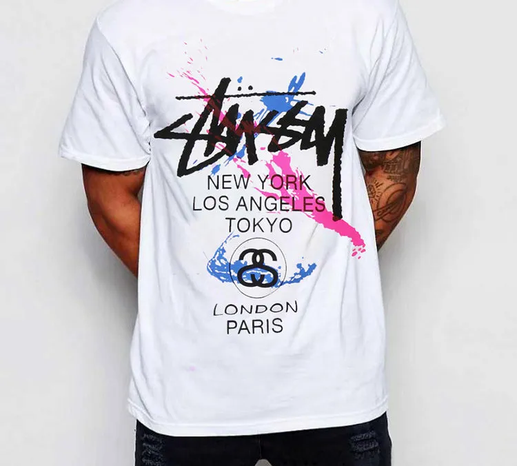 Stussy World Tour Paint Tee-6