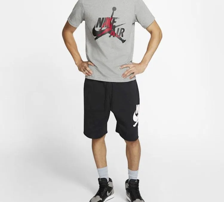 Jordan T Shirts Men Gray-2
