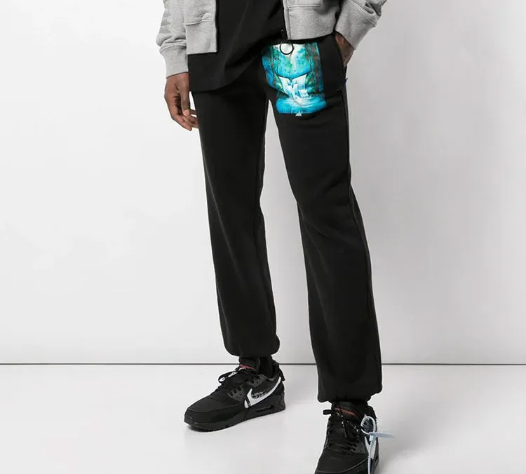 OFF-WHITE Ss20 Knitted Sweatpants Men Black-5