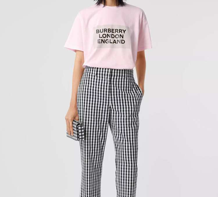 Burberry T-Shirts Women's Light Pink - POIZON