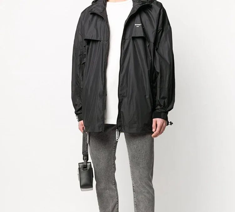 OFF WHITE Logo Print Lightweight Jacket-4