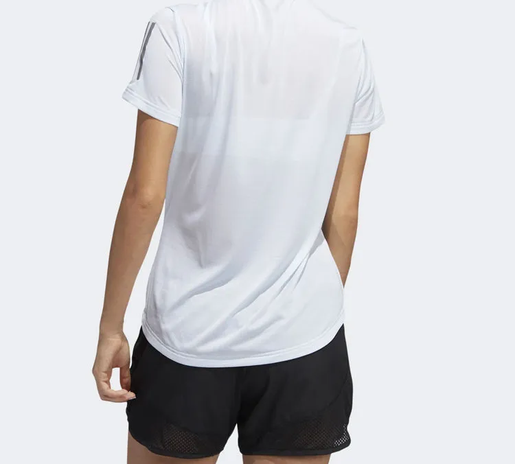 Adidas T Shirt Women's Light Sky Blue-4
