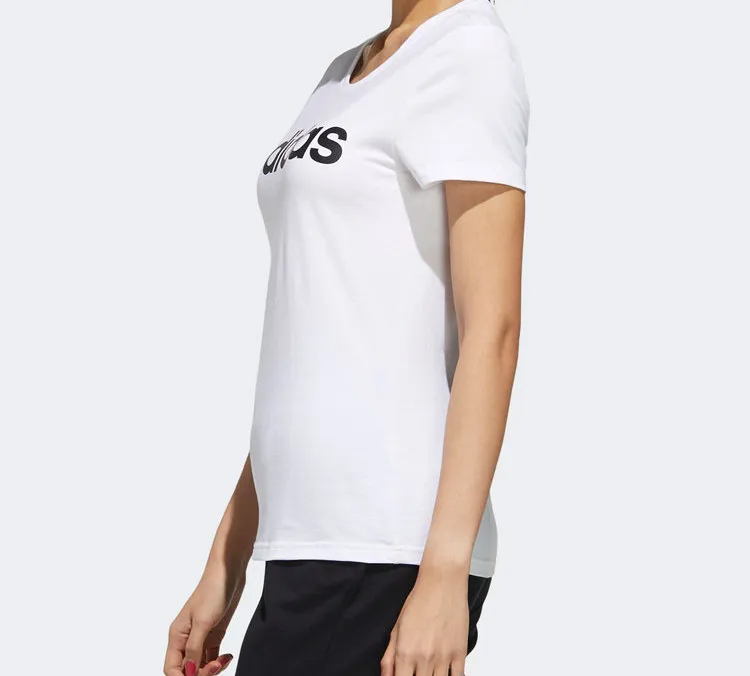 Adidas Neo Set in Sleeve T Shirt Women's White-4