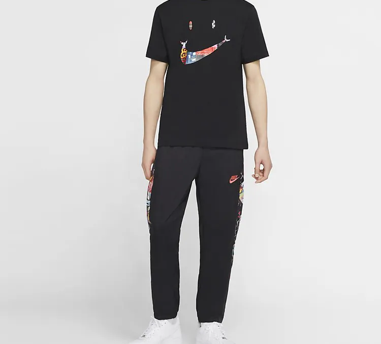 Nike Set-in Sleeve T-Shirt Men's Black-4