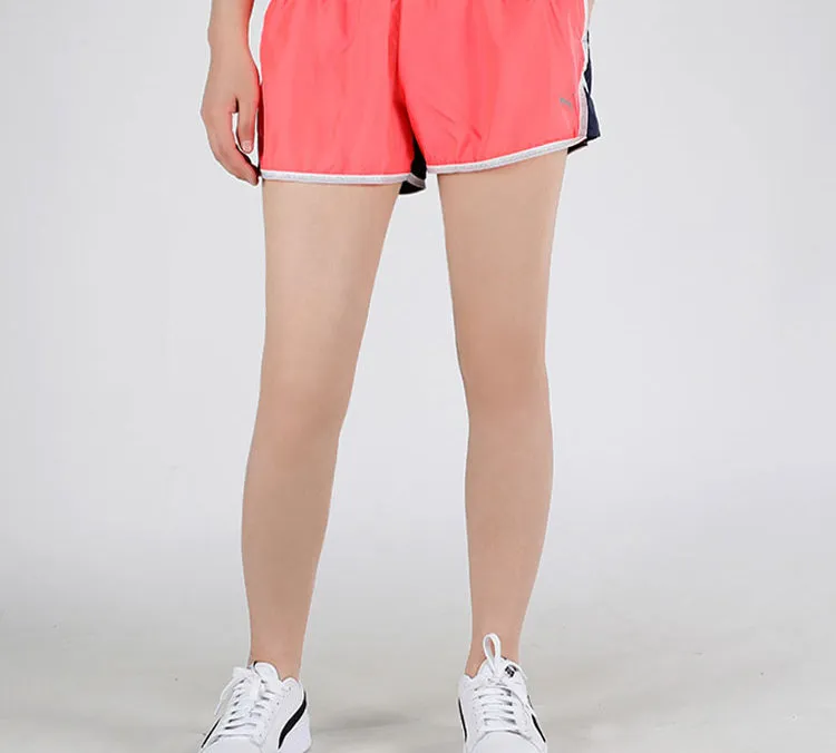 PUMA Casual Shorts Women's Bright Pink Tweed Blue-4
