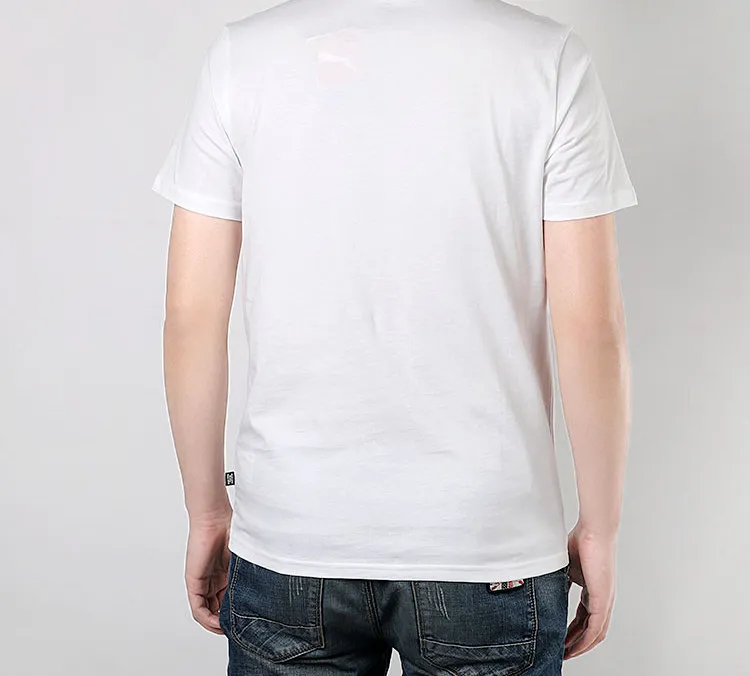 PUMA FC Red Bull Salzburg T Shirts Men White-3