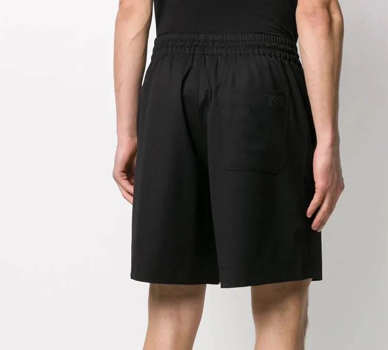 Y 3 Casual Shorts Men Black-2