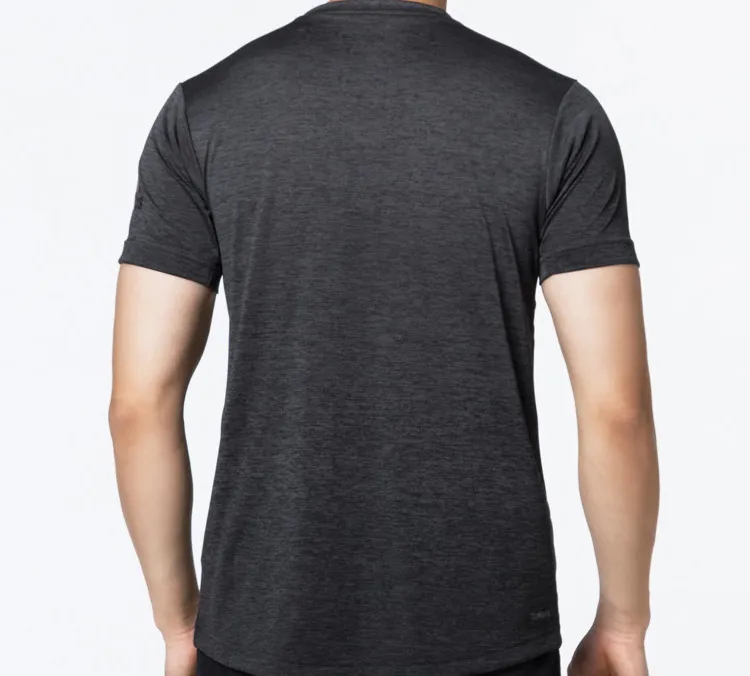 Adidas T Shirt Men's Black Gray-4