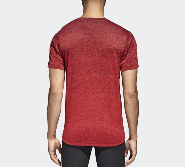 Adidas T Shirts Men Festive Reservoir Red-2