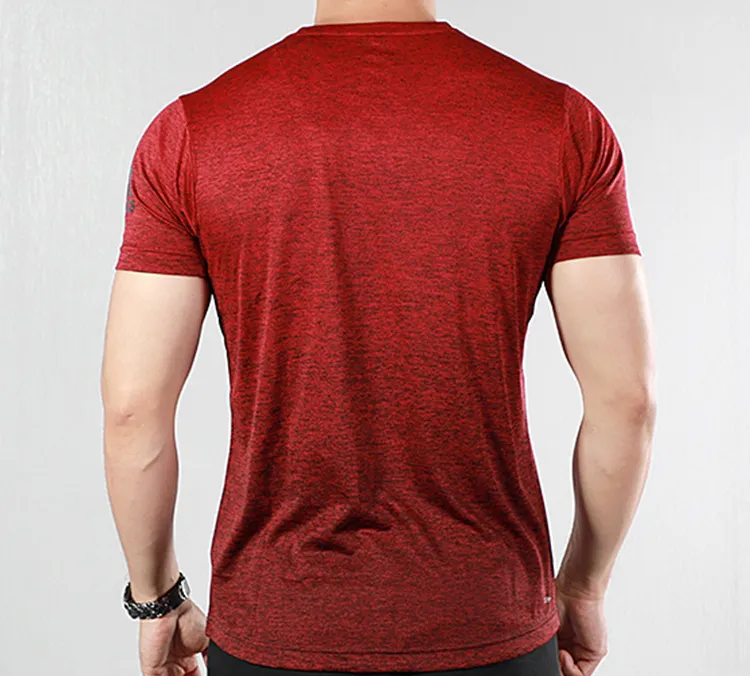 Adidas T Shirt Men's Chestnut Red-4