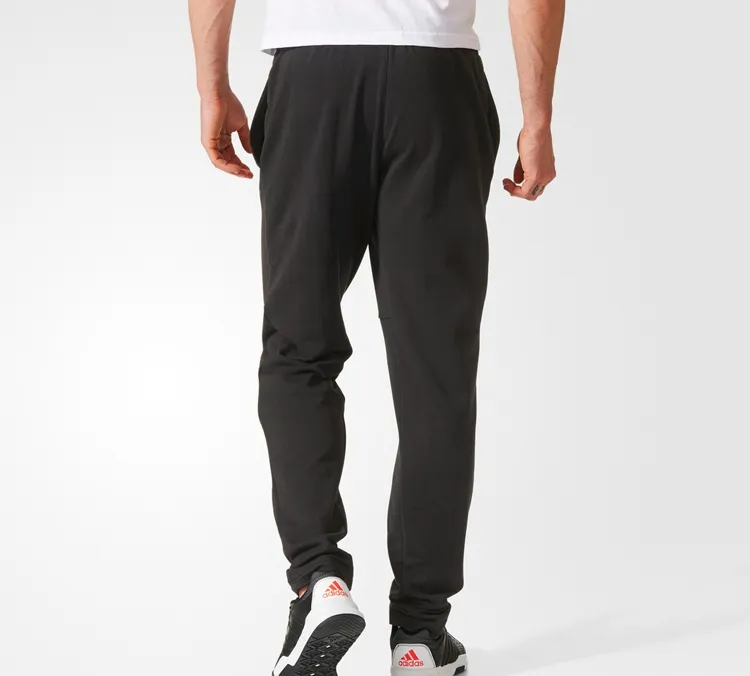 Adidas Knitted Sweatpants Men Black-4