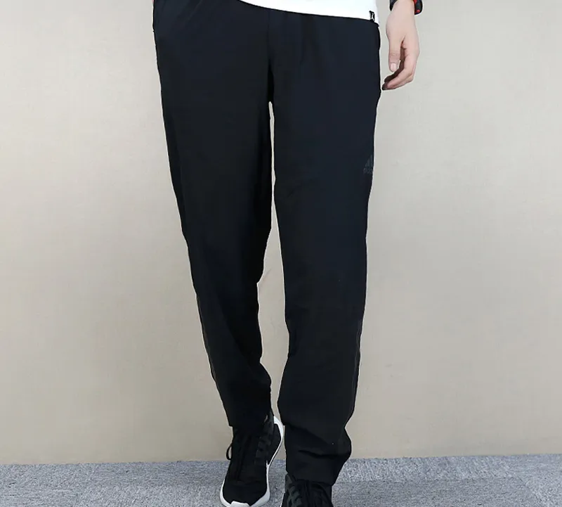 Adidas Knitted Sports Pants Men's Black-4