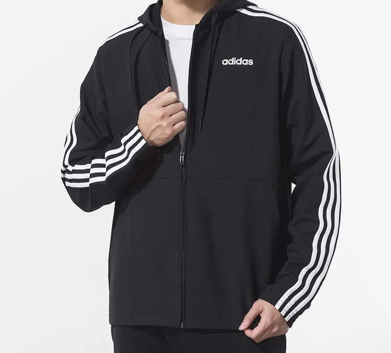 Adidas Hooded Jacket Fall Men's Black-2