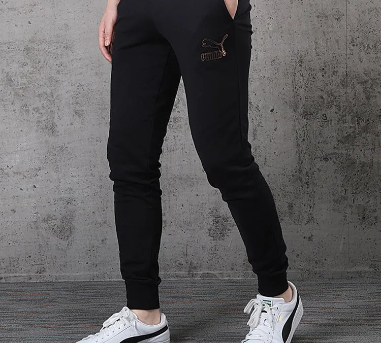 PUMA Knitted Sweatpants Men Black-2
