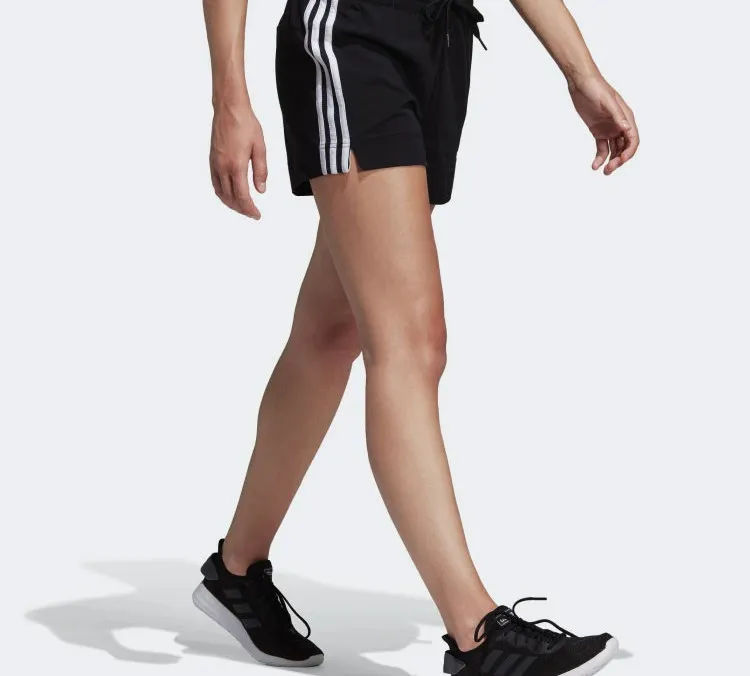 Adidas ESSENTIALS 3 Stripes Casual Shorts Women's Black-5