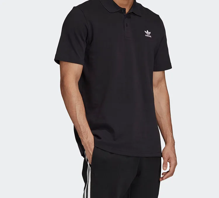 Adidas Originals Polo Shirts Men Black-2