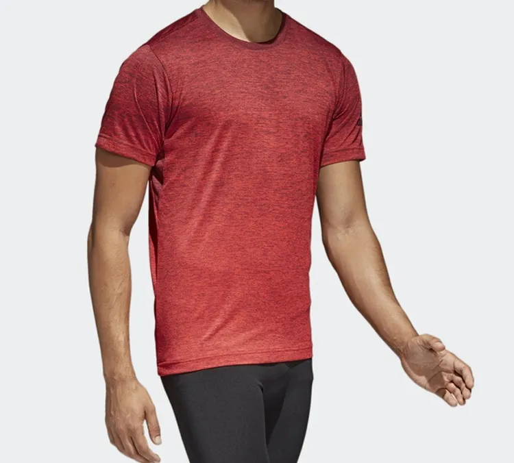 Adidas T Shirts Men Festive Reservoir Red-4
