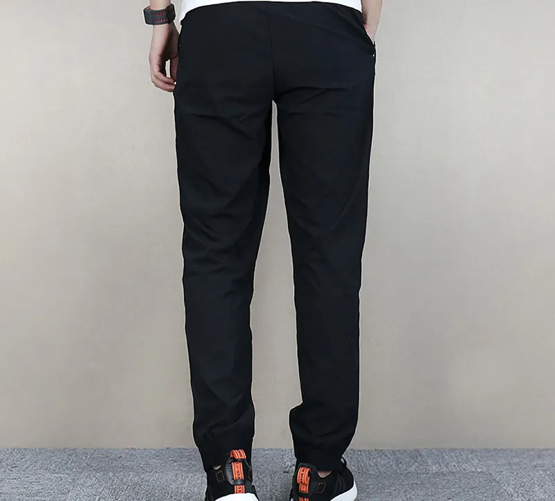 Adidas Knitted Sports Pants Men's Black-5