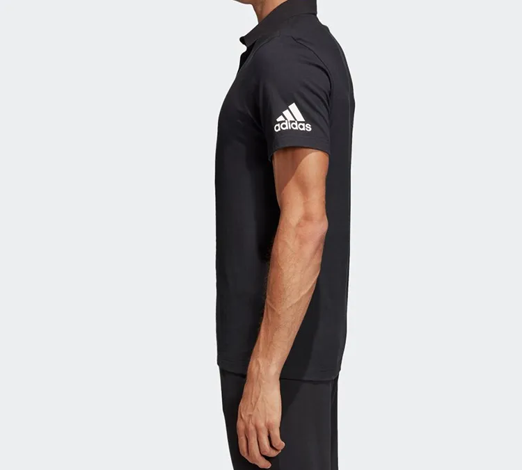 Adidas Polo Shirts Men Black-4