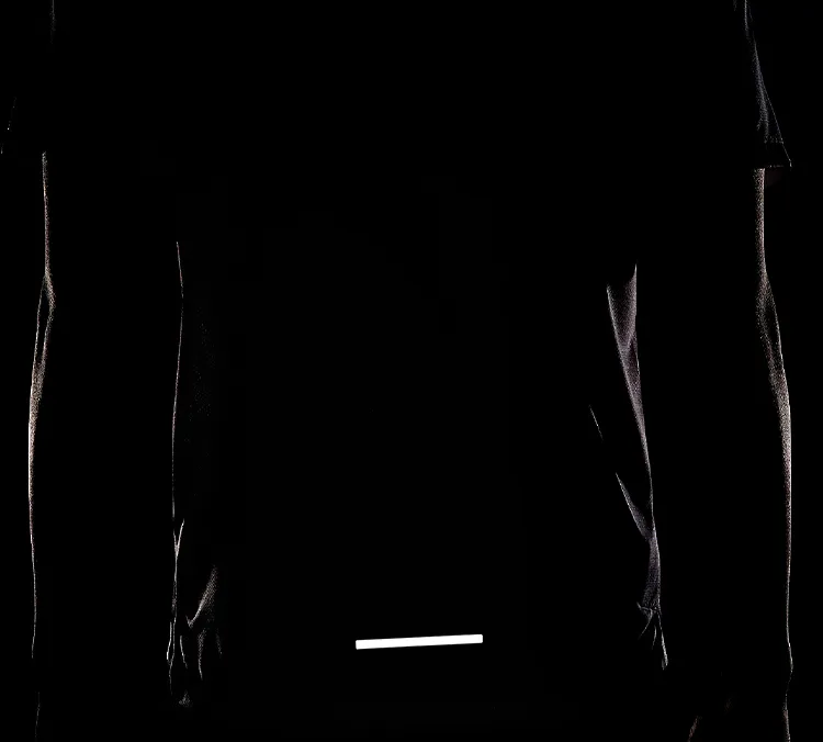 Nike MILER T Shirts Men Black-6