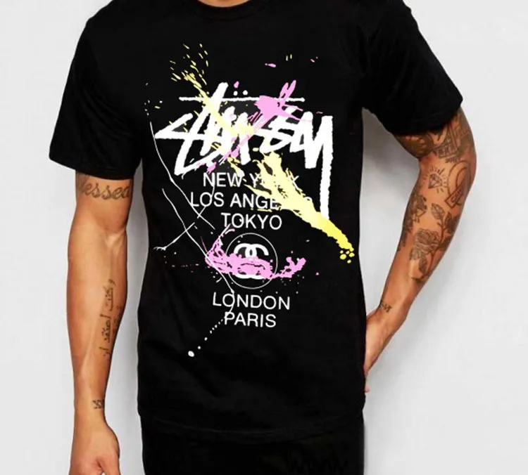 Stussy World Tour Paint Tee-2
