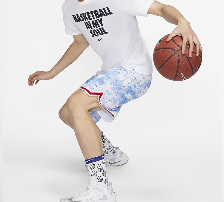 Nike Basketball Shorts Men's Light Blue-7