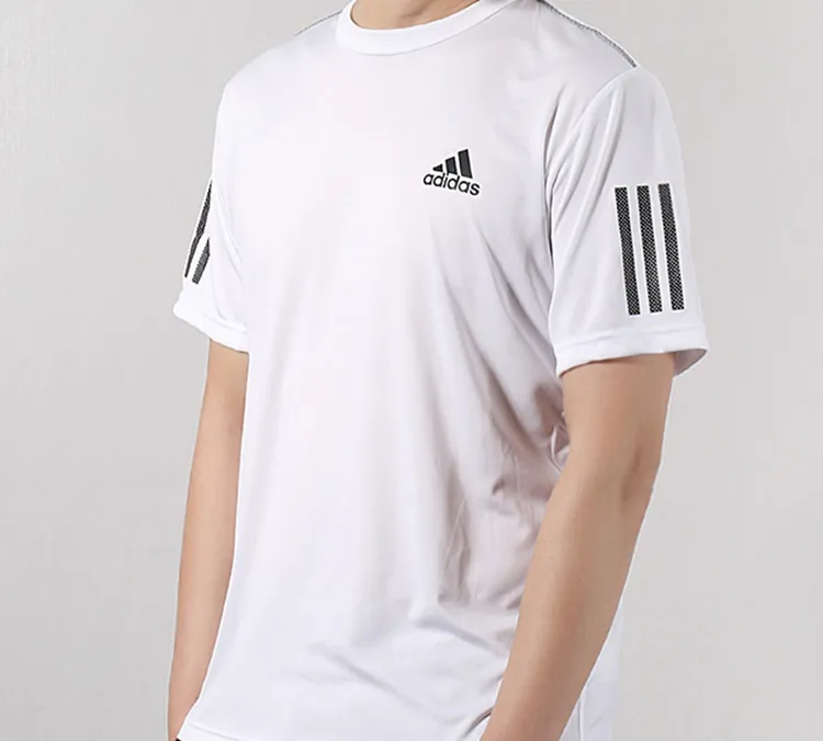 Adidas T Shirts Men White-2
