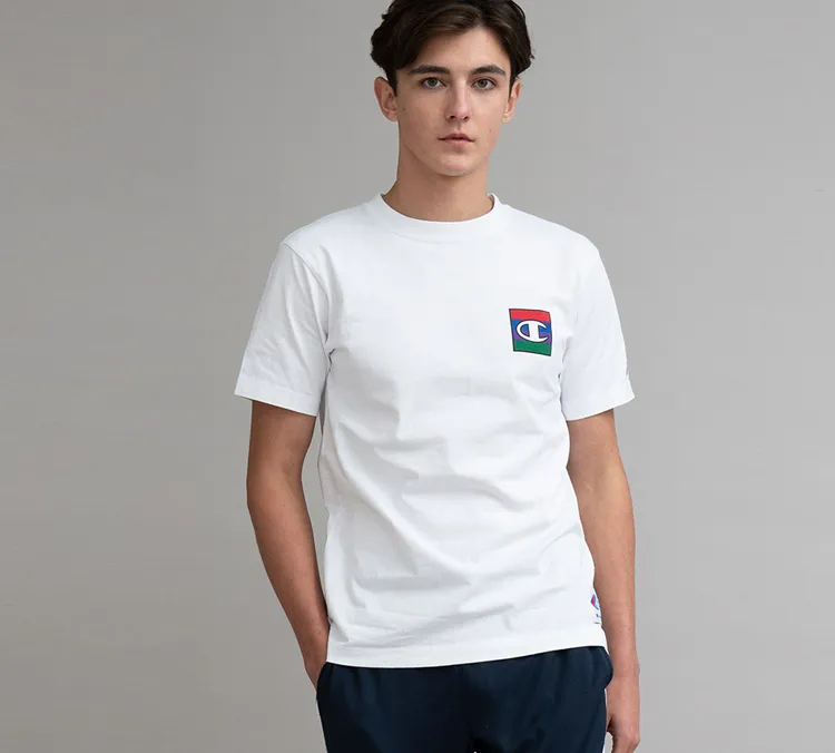 Champion T Shirt Japan Version Unisex White-3
