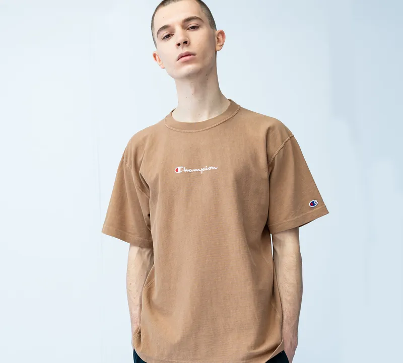 Champion T Shirt Japan Version Unisex Beige-1