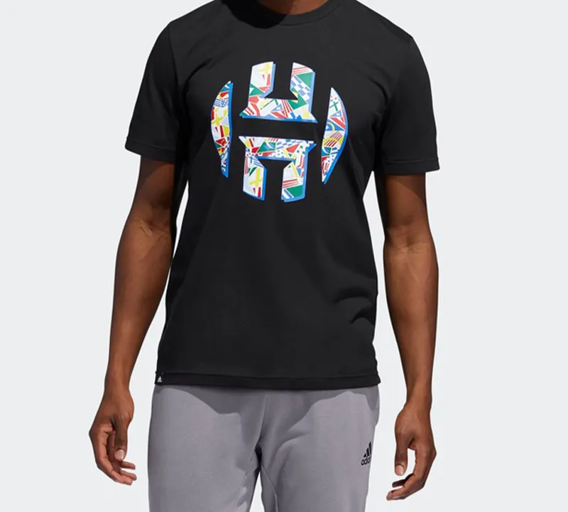 Adidas T Shirts Men Black-2